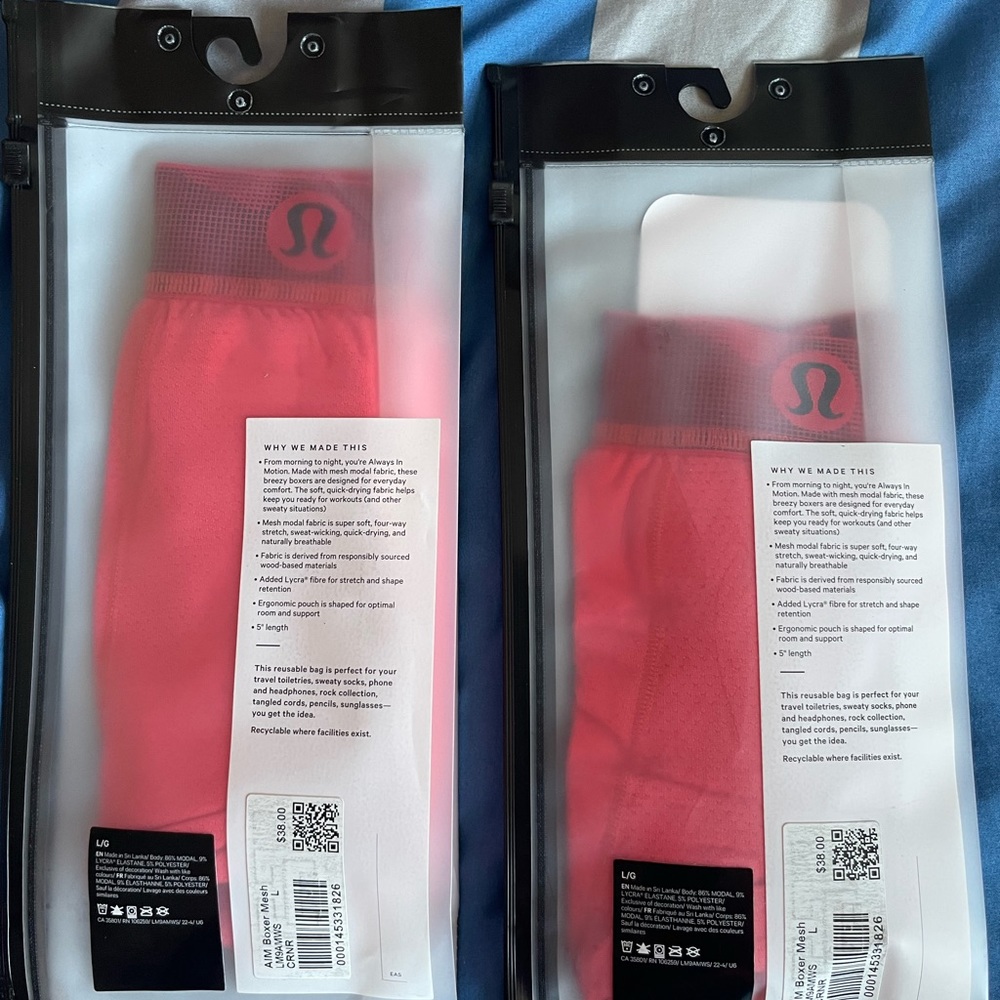 Mens lululemon 5” always in motion underwear
